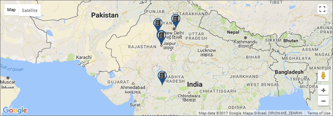 Data Center Map